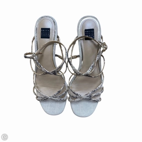 Romantic Heels Comfortable Design Shoes Heels Block By White House Black Market In Snakeskin Print, Size: 8