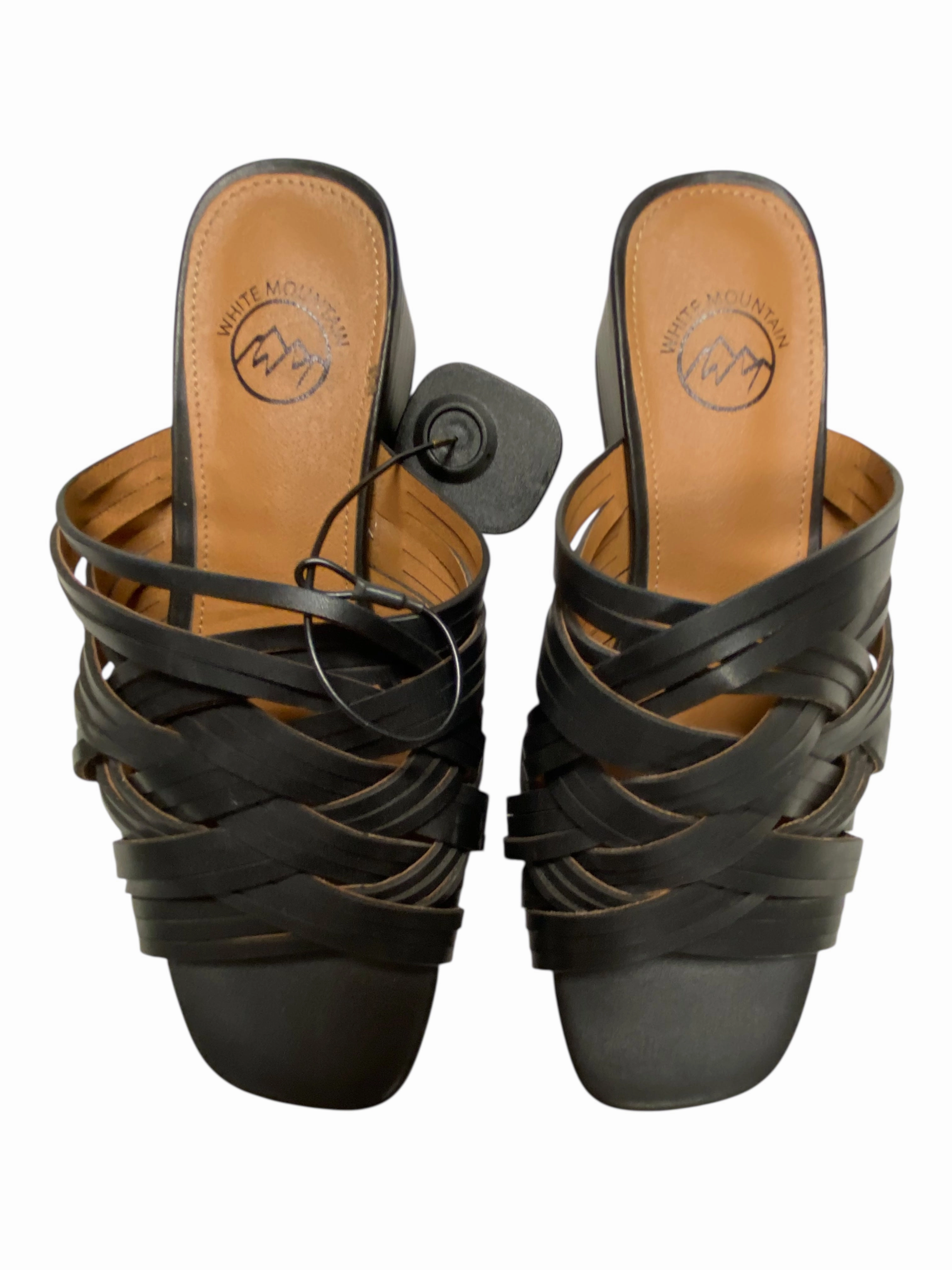 Shoes Heels Block By White Mountain In Black, Size:7.5 Traction Outsole Glam Heels