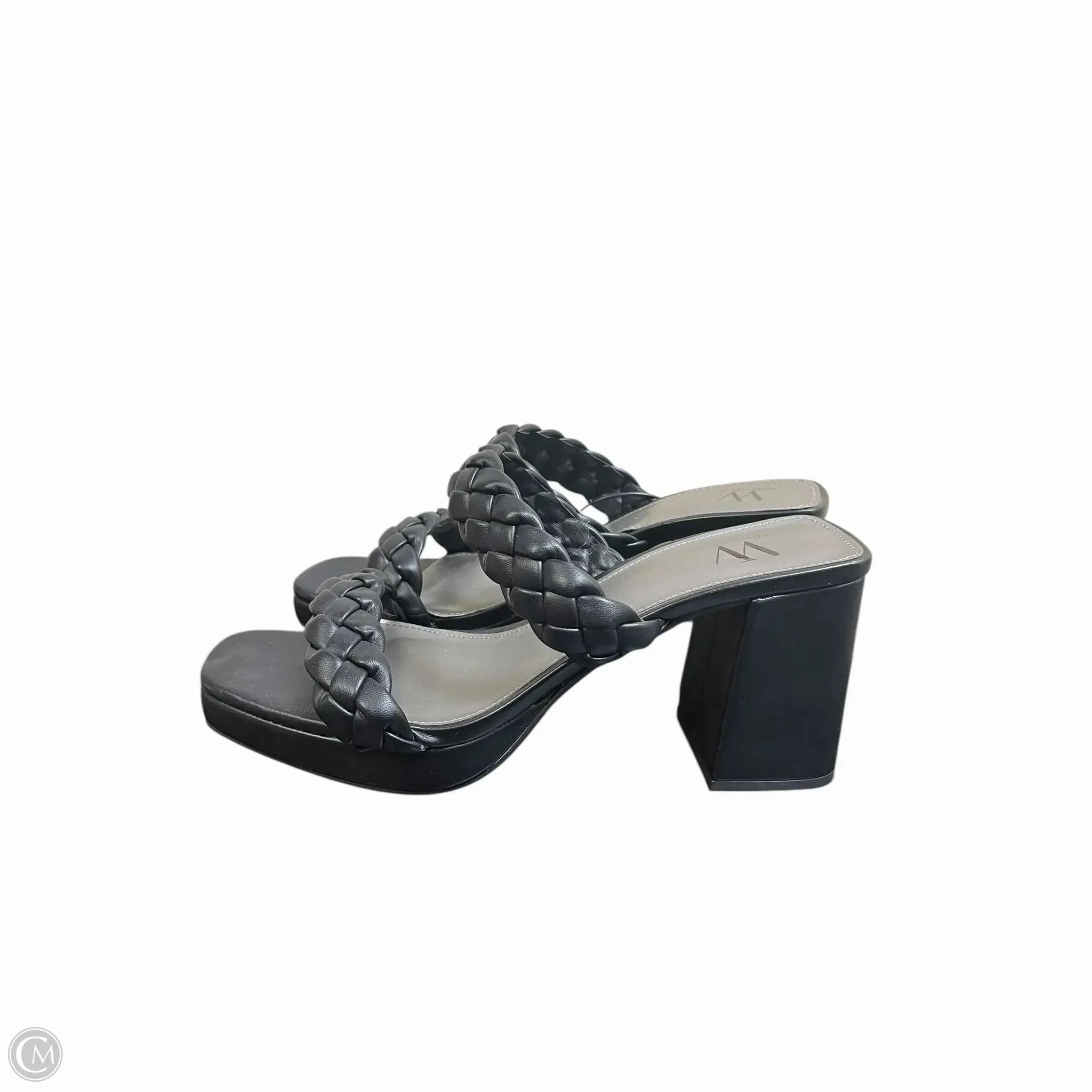 Shoes Heels Block By Worthington In Black, Size: 9 Pointed Toe Shoes