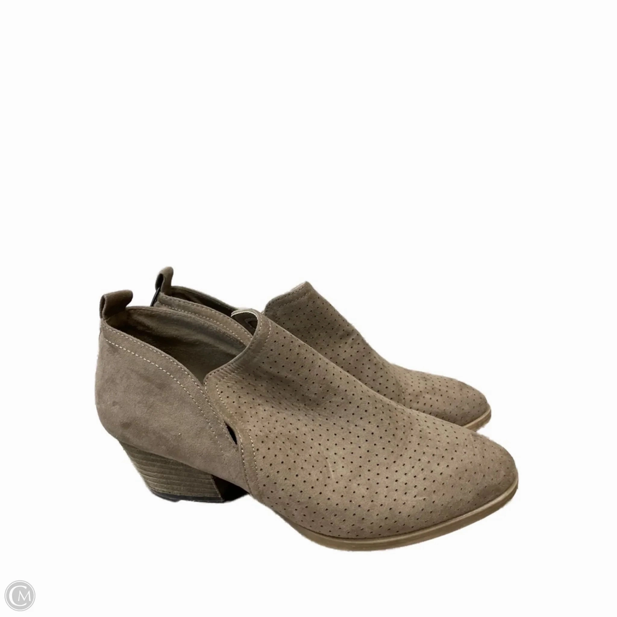 Shoes Heels Block By Xappeal In Taupe, Size: 7.5 Fashionable Boots Trendy Footwear
