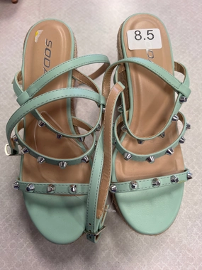 Shoes Heels Espadrille Wedge By Soda  Size: 8.5 Elegant Booties Strap closure