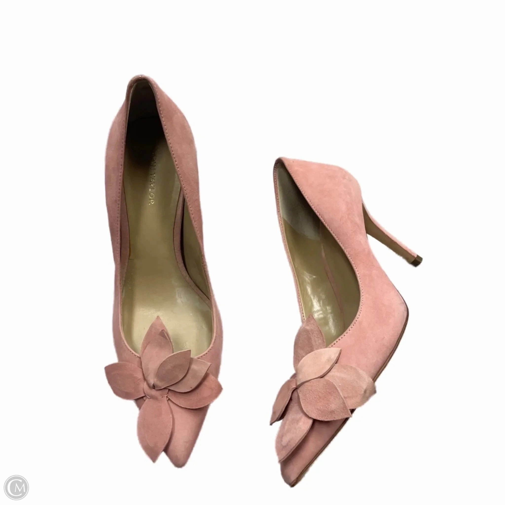 Shoes Heels Stiletto By Ann Taylor In Pink, Size: 6.5 Pointed Toe Padded Tongue