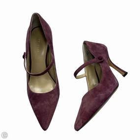Anti Abrasion Shoes Heels Stiletto By Ann Taylor In Purple, Size: 7