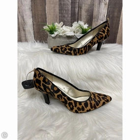Luxury Footwear for Men Shoes Heels Stiletto By Anne Klein In Animal Print, Size: 10