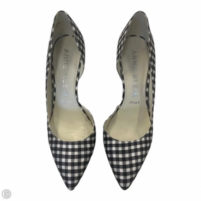 Wedding Reception Shoes Shoes Heels Stiletto By Anne Klein In Checkered Pattern, Size: 9