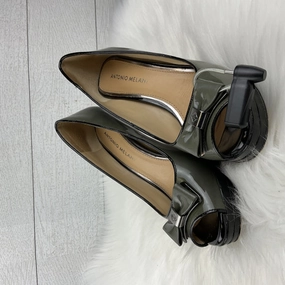 Shoes Heels Stiletto By Antonio Melani In Green, Size: 7.5 Comfortable Straps Stretchable