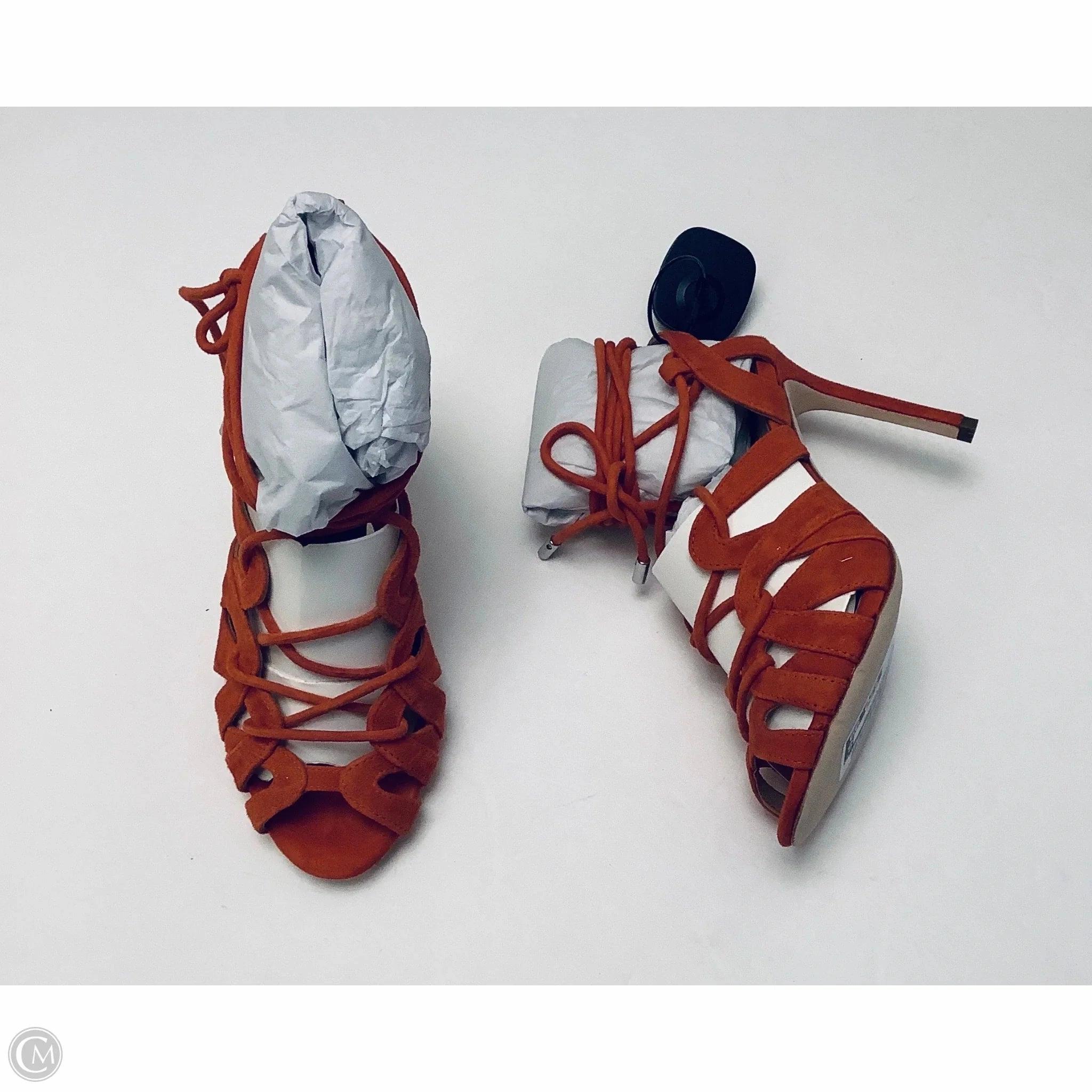 Shoes Heels Stiletto By Banana Republic In Orange, Size: 6 Comfort footbed