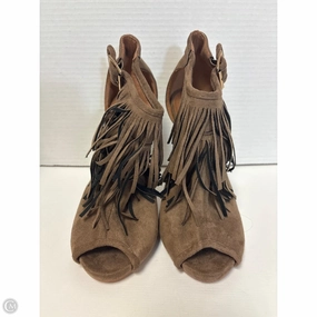 Shoes Heels Stiletto By Bella Marie In Brown, Size: 7.5 Textured Finish