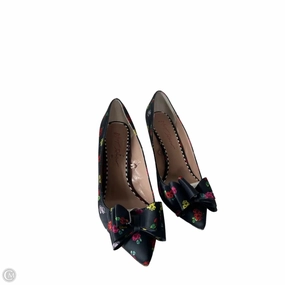 Classy High Heels Anti Bacterial Shoes Heels Stiletto By Betsey Johnson In Black & Red, Size: 9