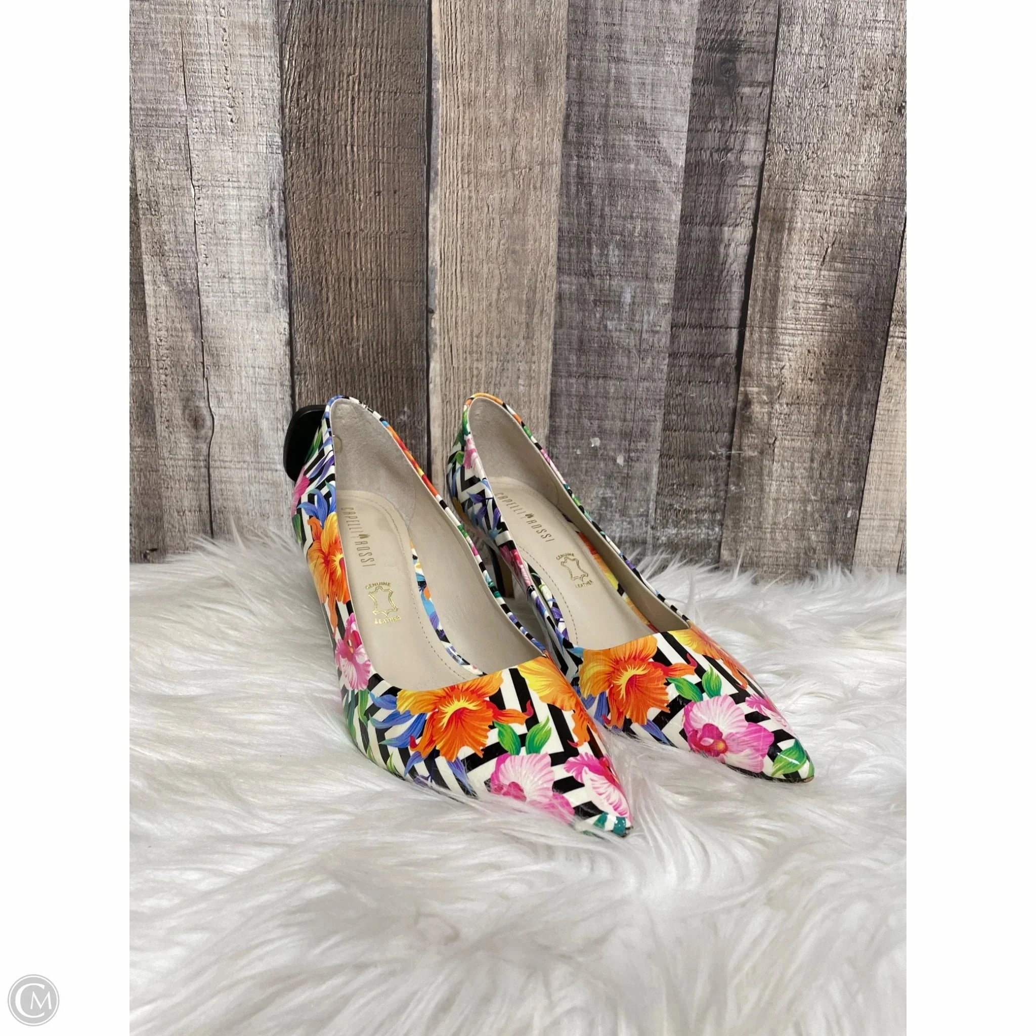 Shoes Heels Stiletto By Capelli In Multi-colored, Size: 8 Bejeweled Heels