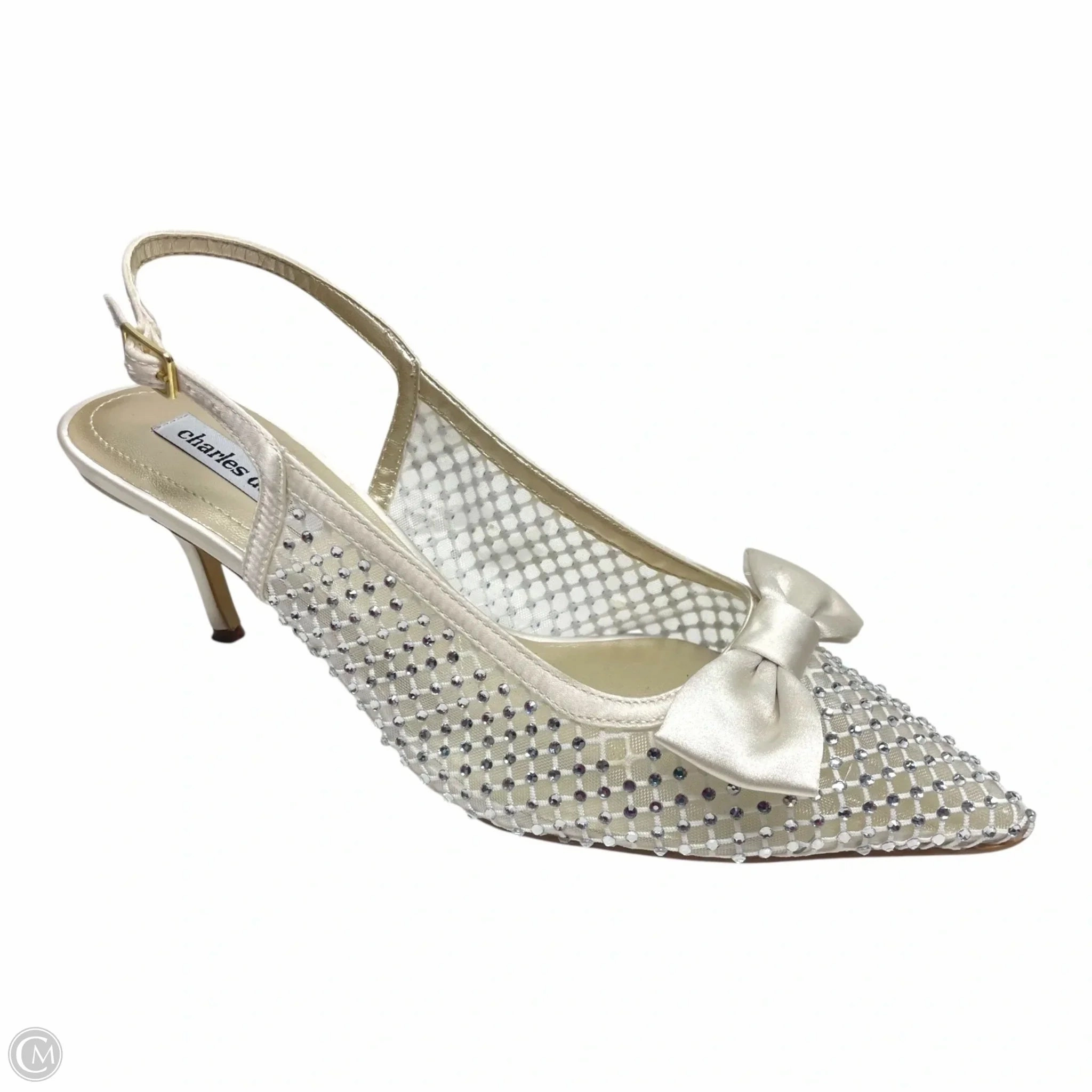 Shoes Heels Stiletto By Charles David In White, Size: 10 Cozy Heels