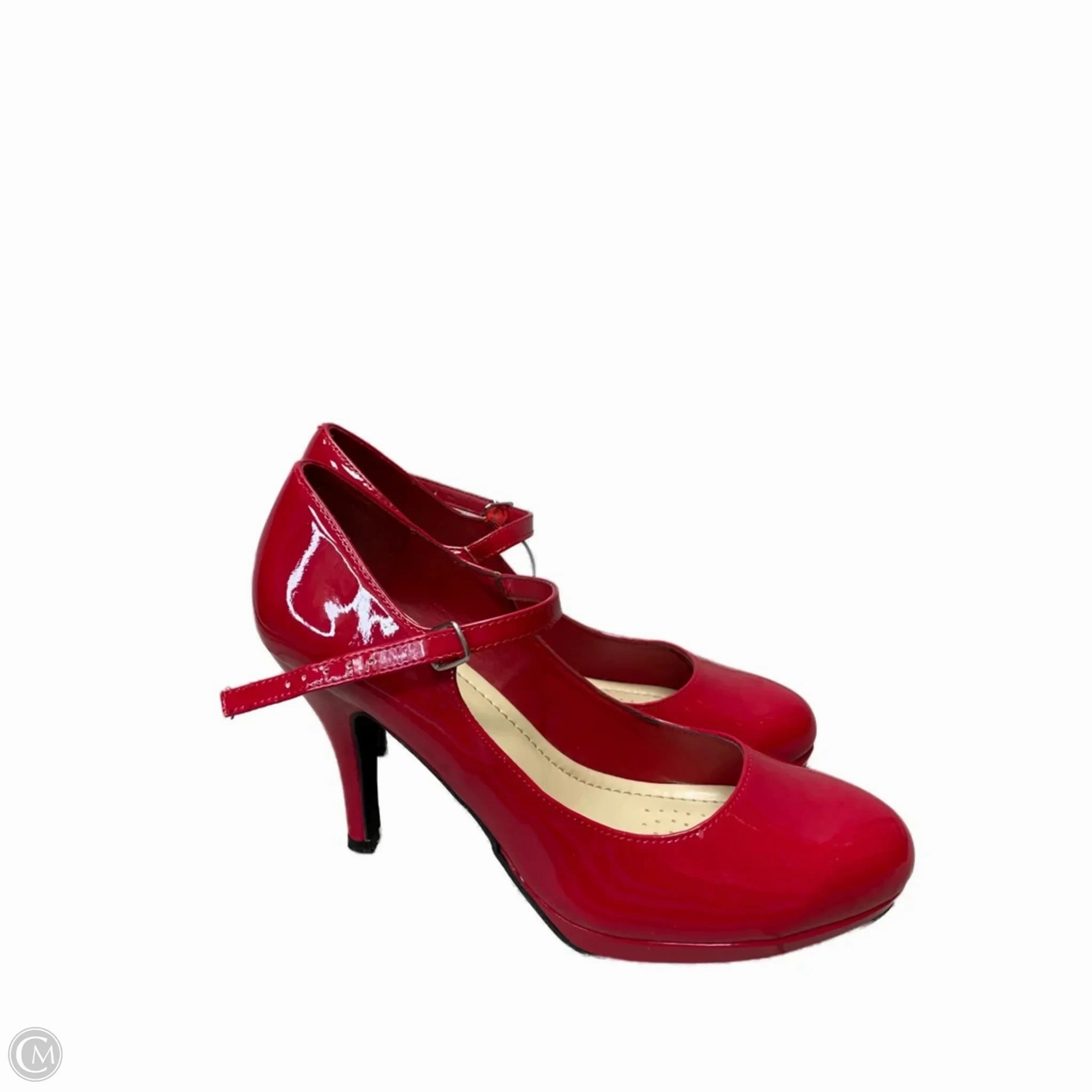 Comfortable Flats Comfy Pumps Shoes Heels Stiletto By City Classified In Red, Size: 11