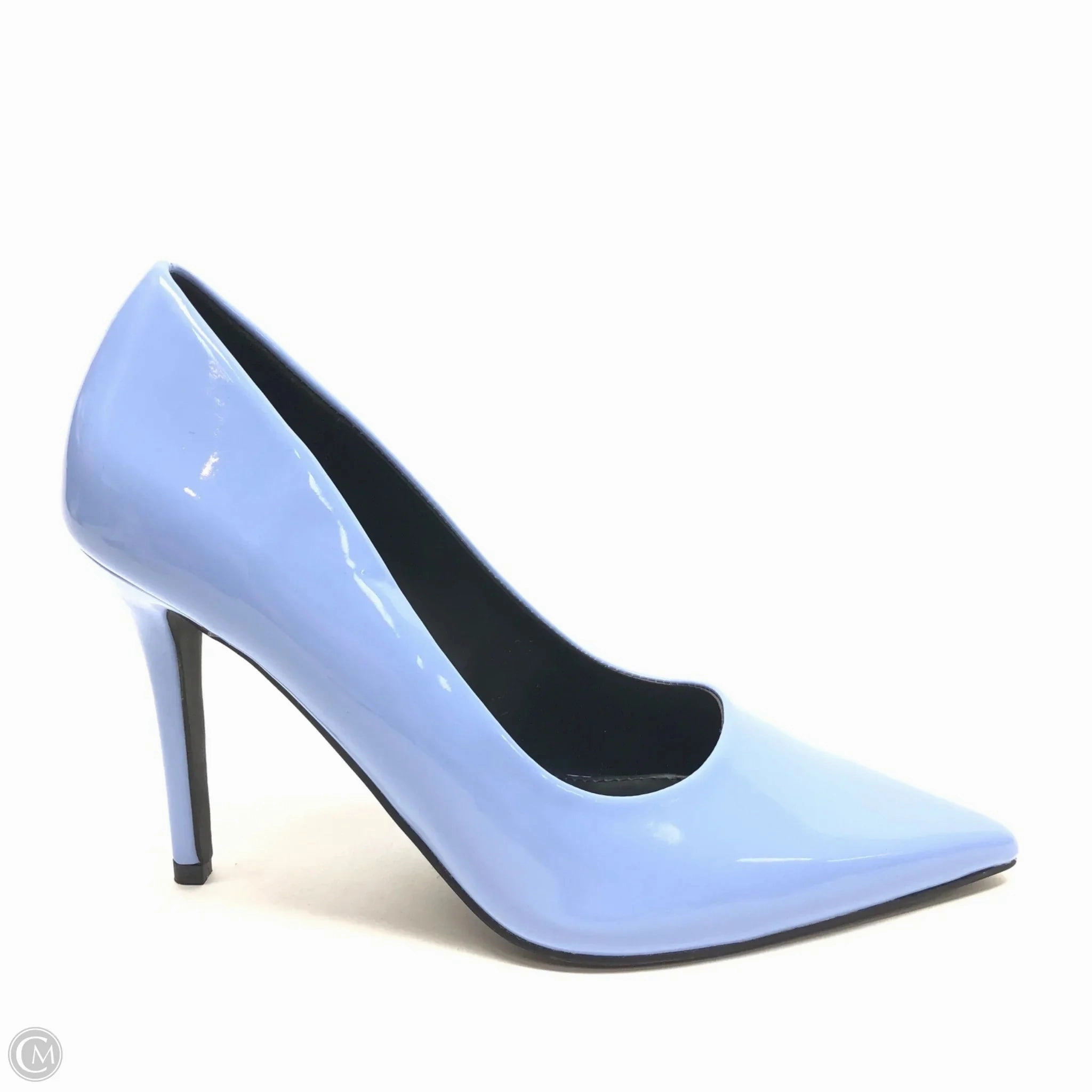 Patent Look Shoes Heels Stiletto By Clothes Mentor In Blue, Size: 7.5