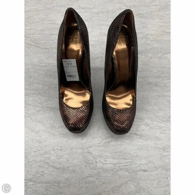 Chic Footwear Shoes Heels Stiletto By Clothes Mentor In Bronze, Size: 10