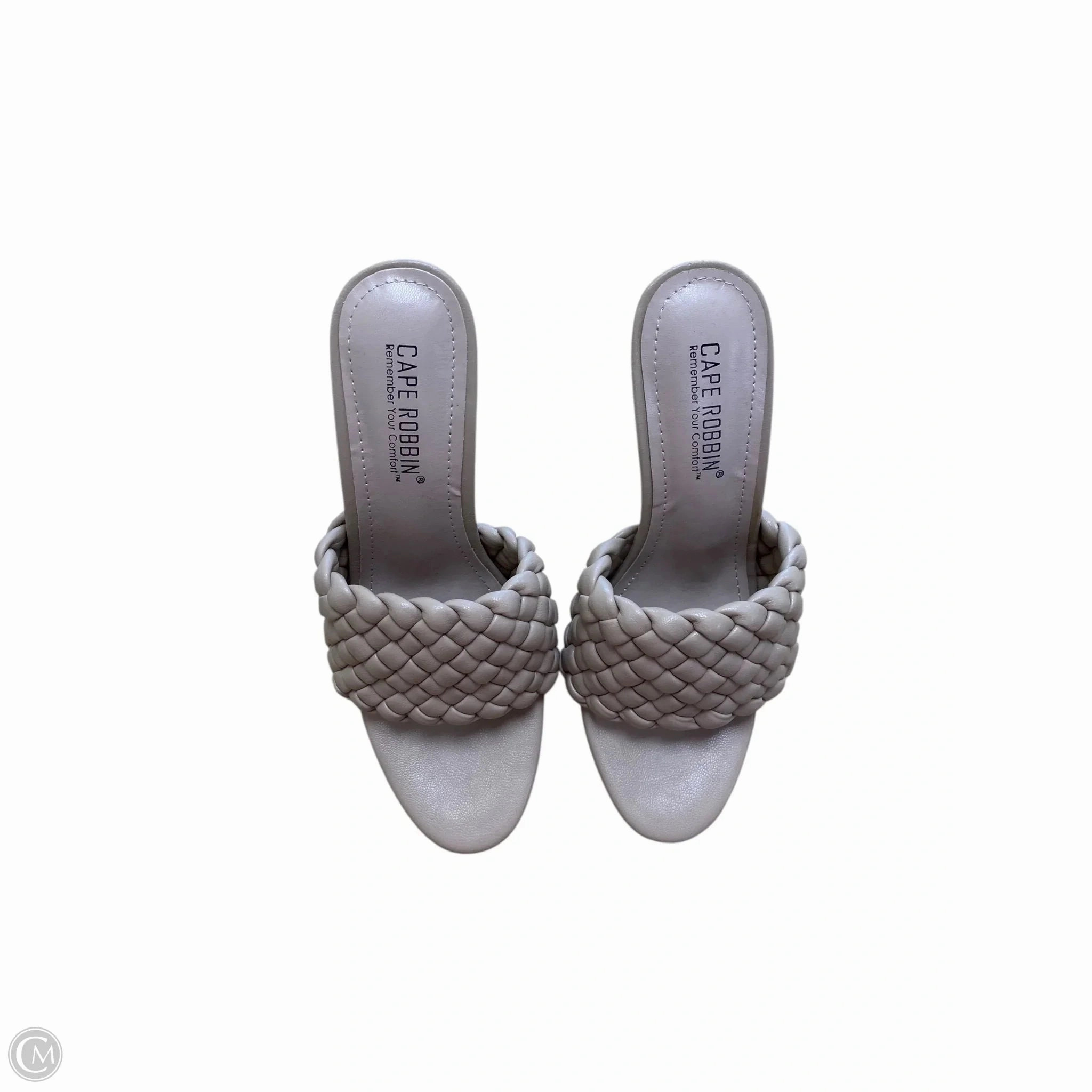 Cozy High Heel Boots Minimalist Shoes Heels Stiletto By Clothes Mentor In Cream, Size: 6