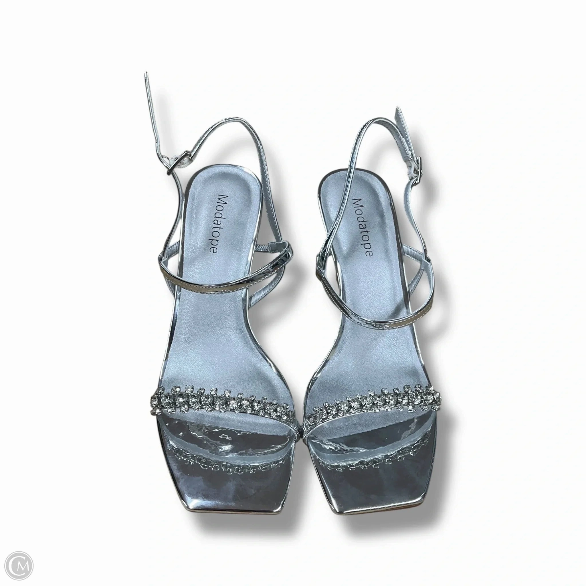 Shoes Heels Stiletto By Clothes Mentor In Silver, Size: 8 Casual Office Heels Bridal Pumps