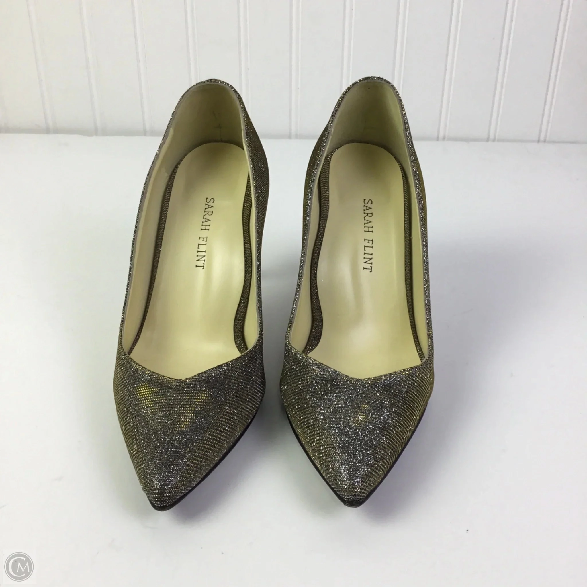 Shoes Heels Stiletto By Cma In Gold & Silver, Size: 6 Supportive Fit