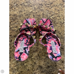 Removable Footbed Shoes Heels Stiletto By Cmf In Black & Pink, Size: 8.5