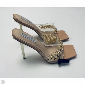 Shoes Heels Stiletto By Cmf In Gold, Size: 11 Mid Top