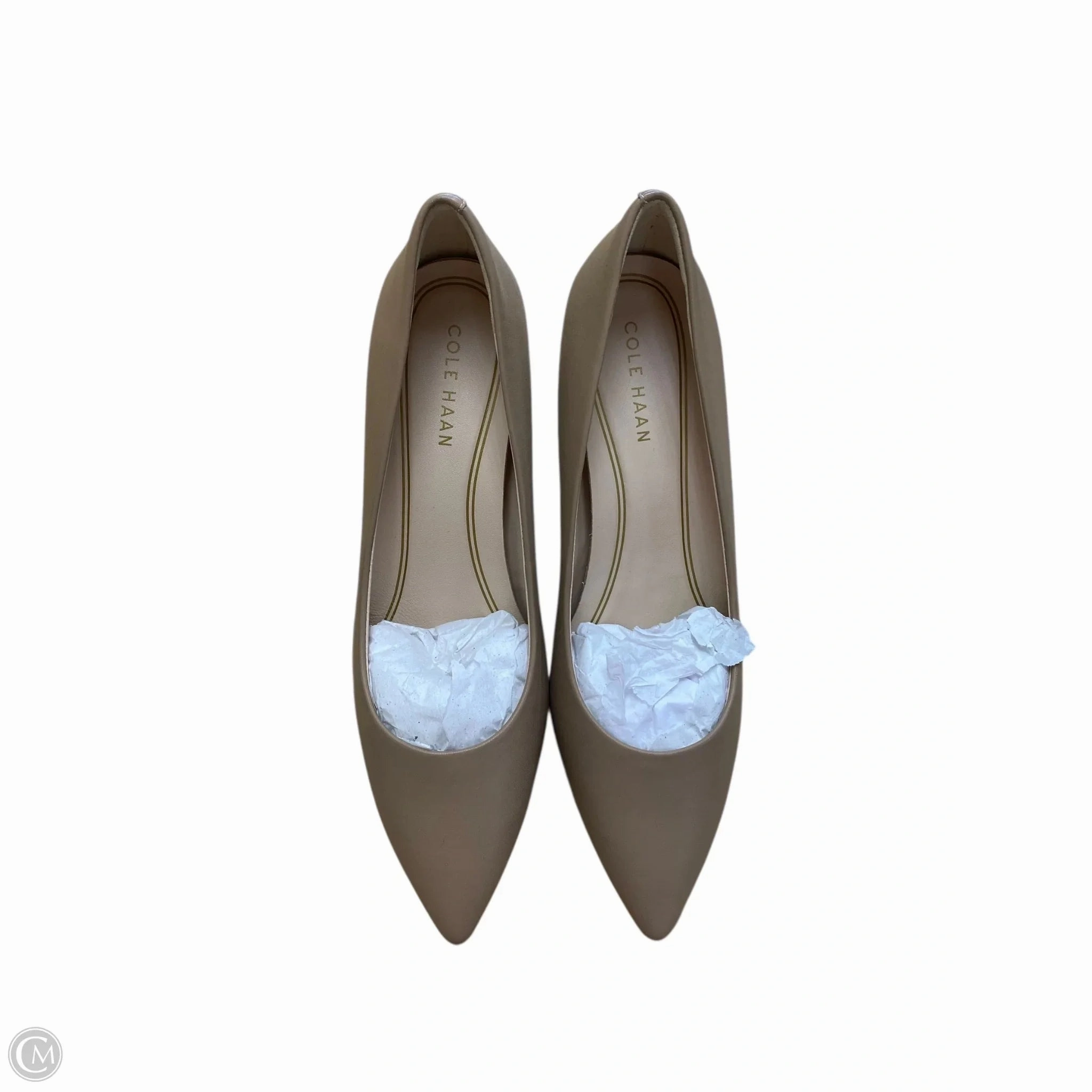 Lightweight Upper Shoes Heels Stiletto By Cole-haan In Beige, Size: 10