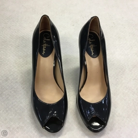 Durable Sole Flexible Shoes Heels Stiletto By Cole-haan In Navy, Size: 8