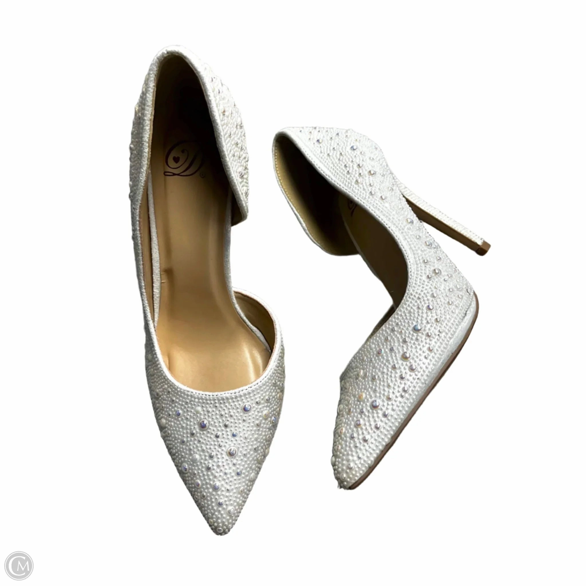 Shoes Heels Stiletto By D Bellissimo In White, Size: 8 Chic Booties