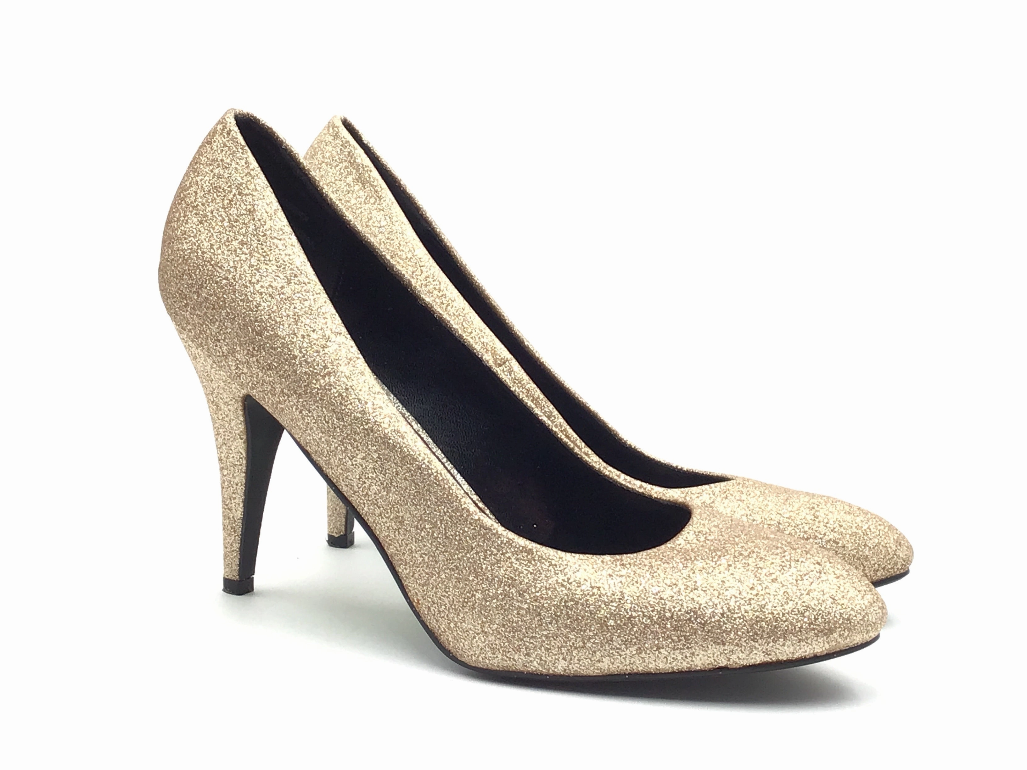 Shoes Heels Stiletto By Deb In Gold, Size: 11 Sexy Platform Heels