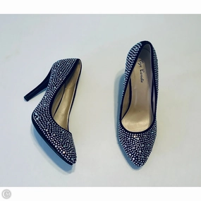 Customizable Fit Shoes Heels Stiletto By Eye Candy In Silver, Size: 8