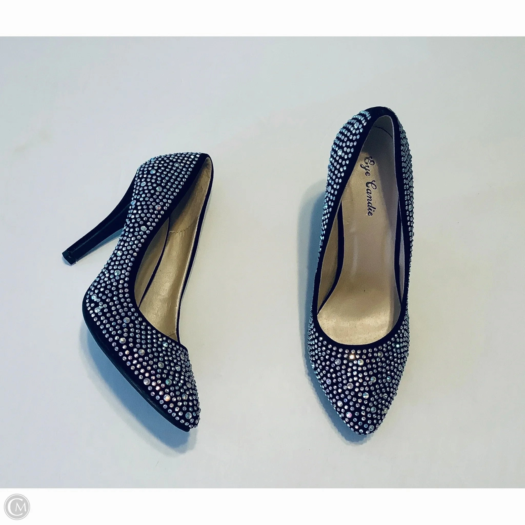 Customizable Fit Shoes Heels Stiletto By Eye Candy In Silver, Size: 8