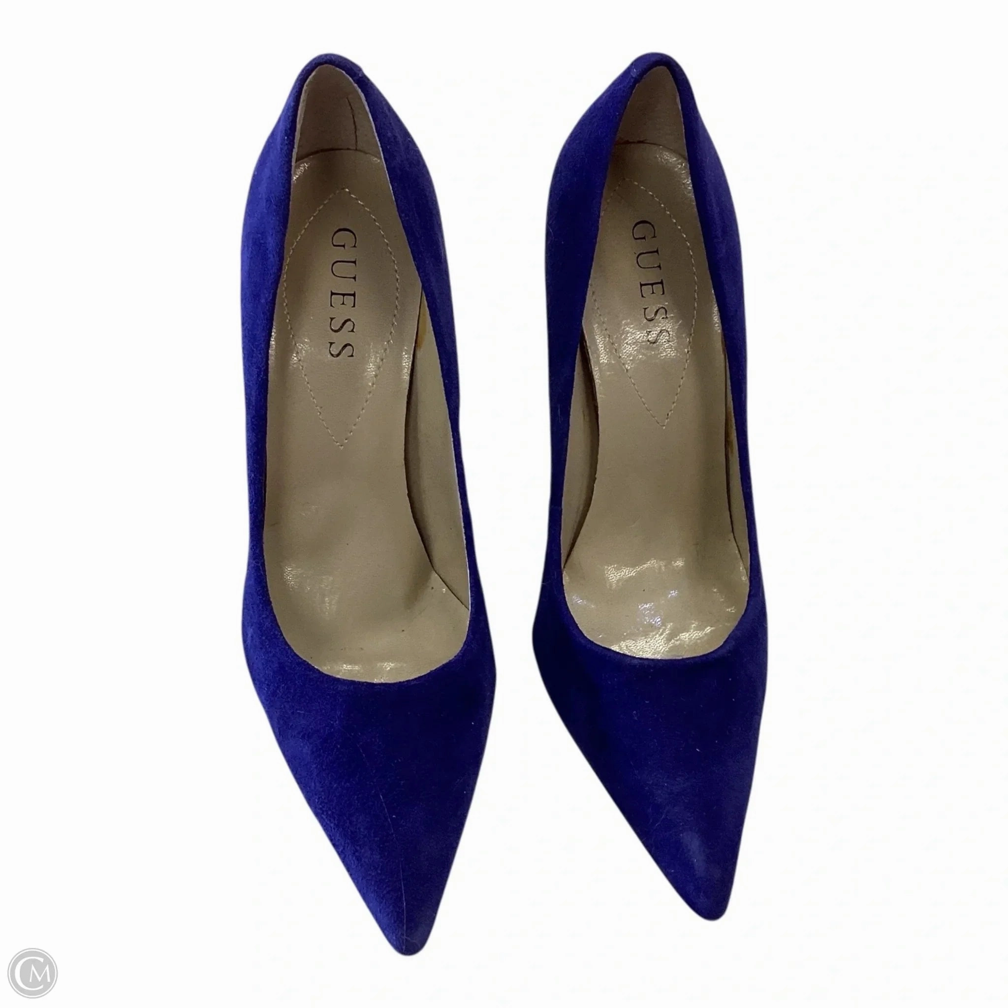 Shoes Heels Stiletto By Guess In Blue, Size: 7.5 Abrasion resistant Glamorous Heeled Boots