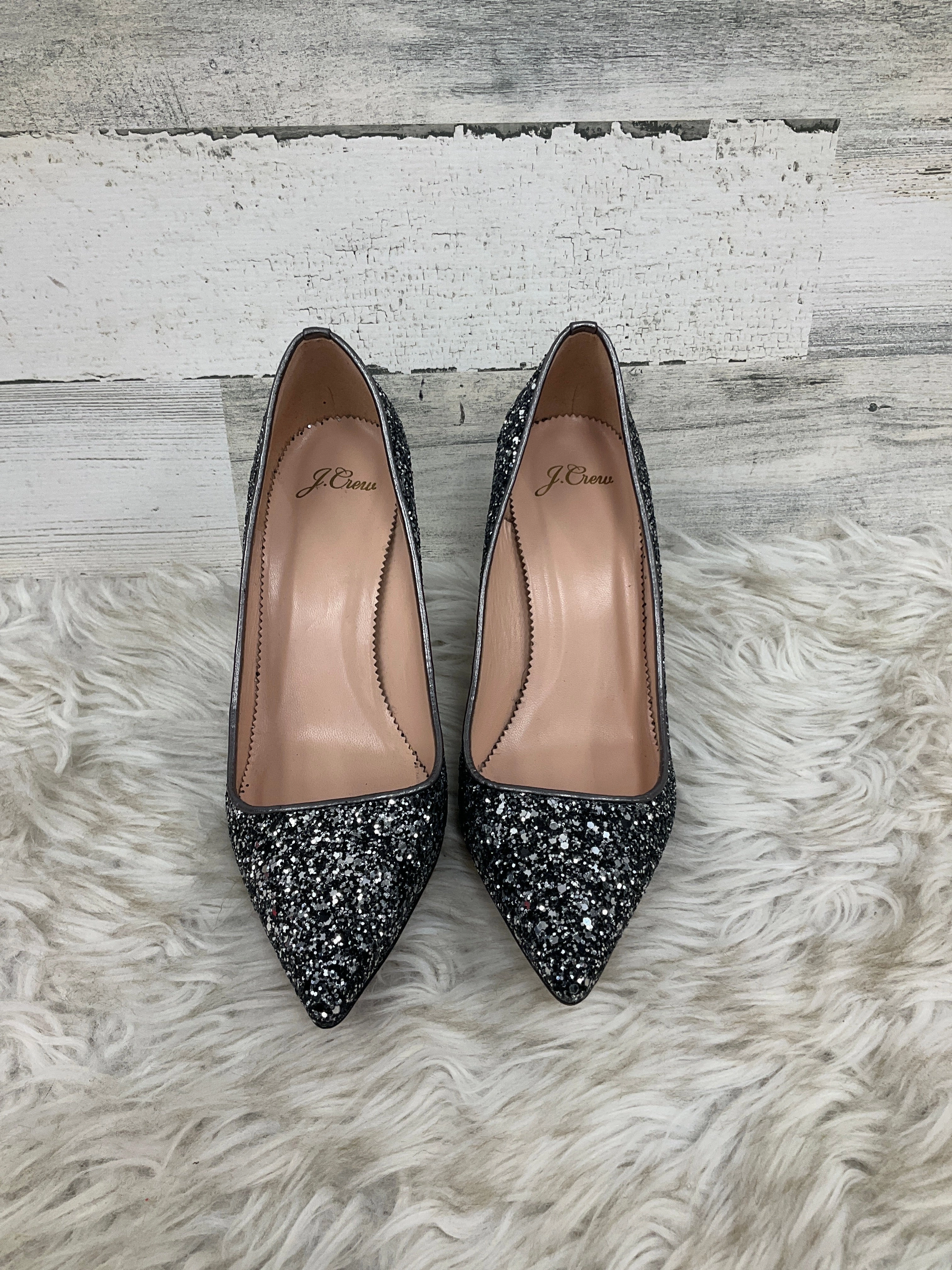 Modern Abrasion resistant Shoes Heels Stiletto By J. Crew In Black, Size: 7.5