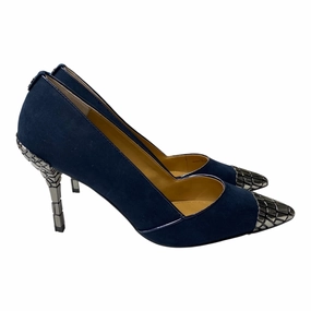Romantic Wedding Shoes Shoes Heels Stiletto By J Renee In Navy, Size:8