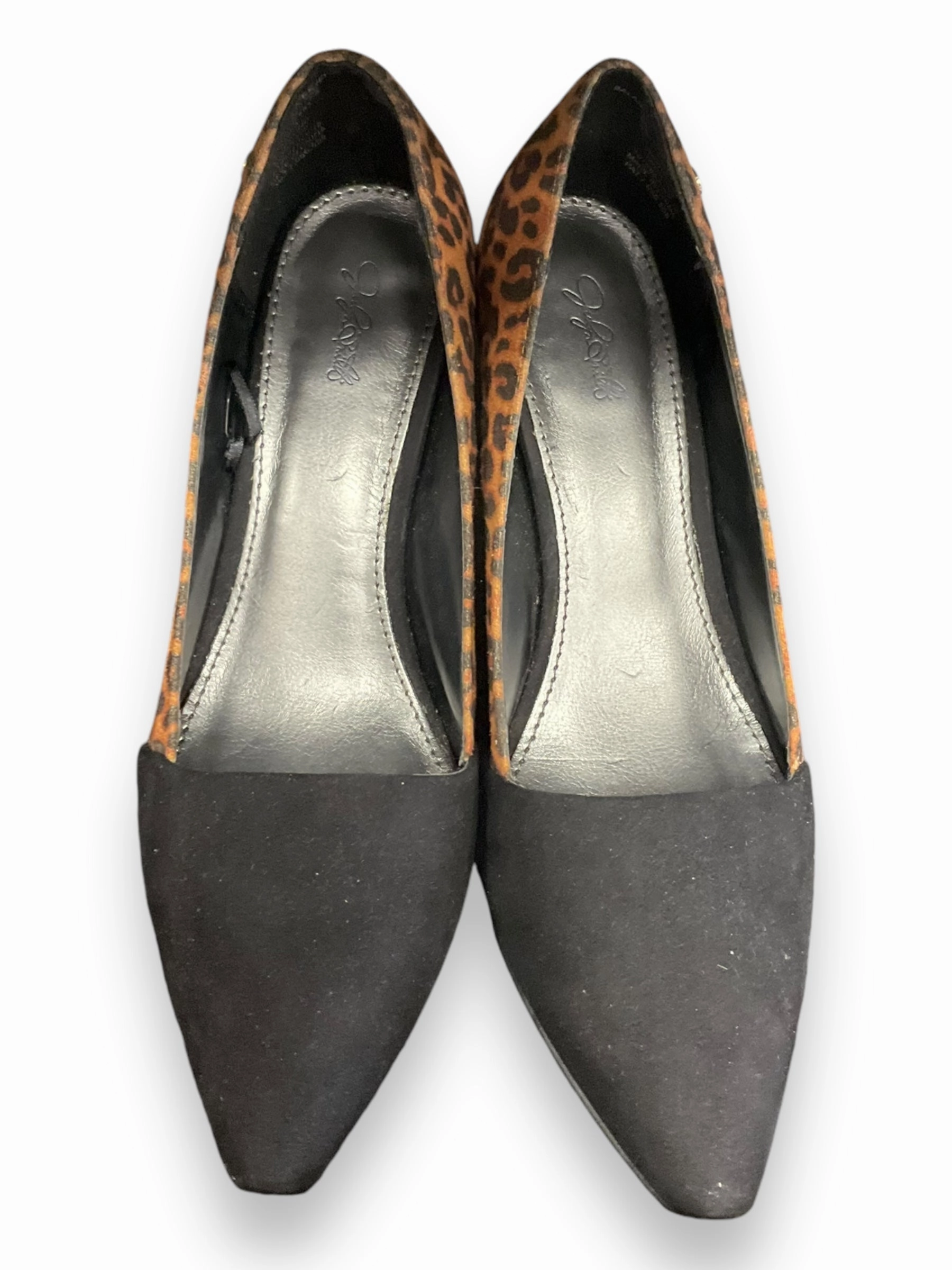 High Fashion Shoes casual daily wear Shoes Heels Stiletto By Jaclyn Smith In Animal Print, Size: 9