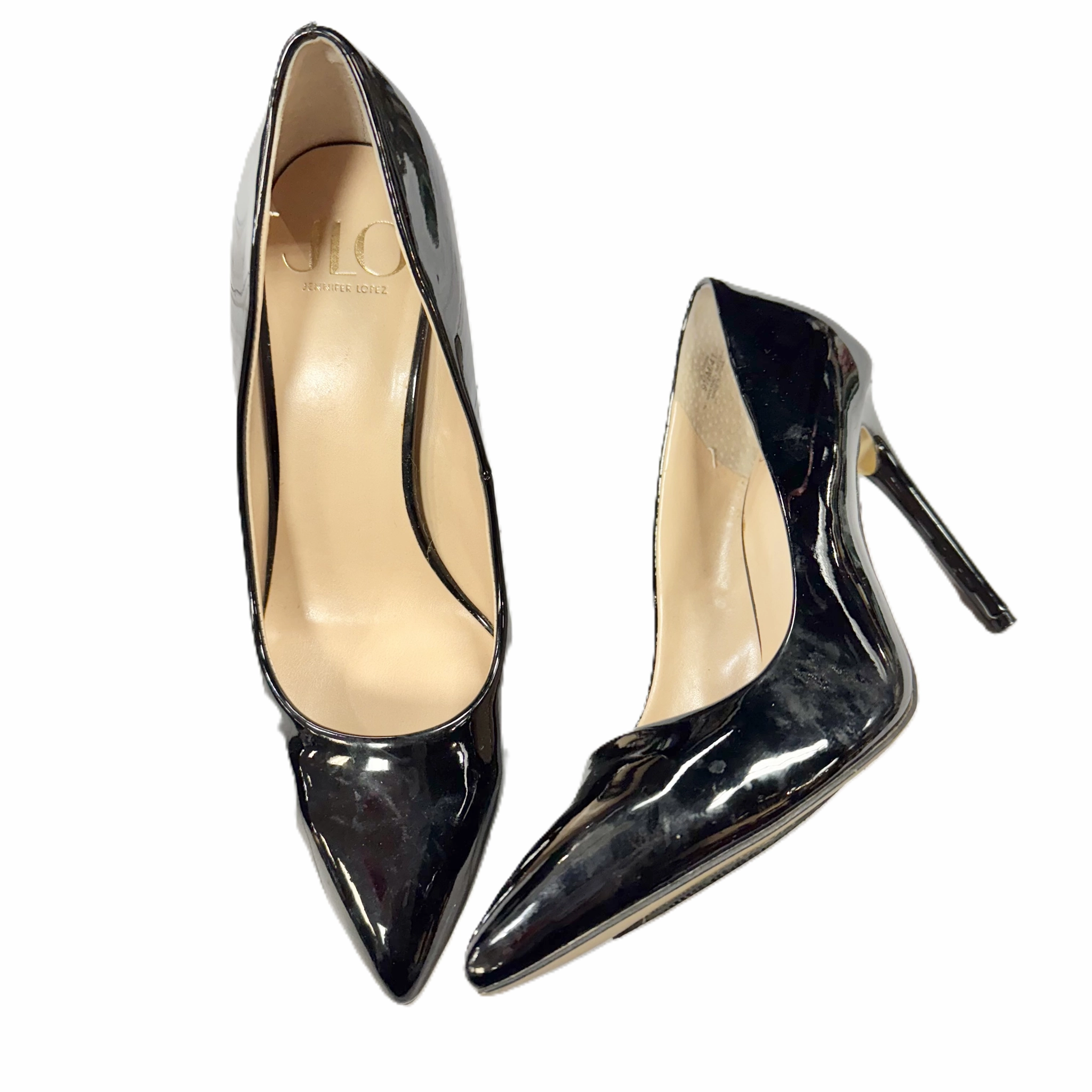 Comfort Grip Eva Midsole Shoes Heels Stiletto By Jennifer Lopez In Black, Size: 9.5