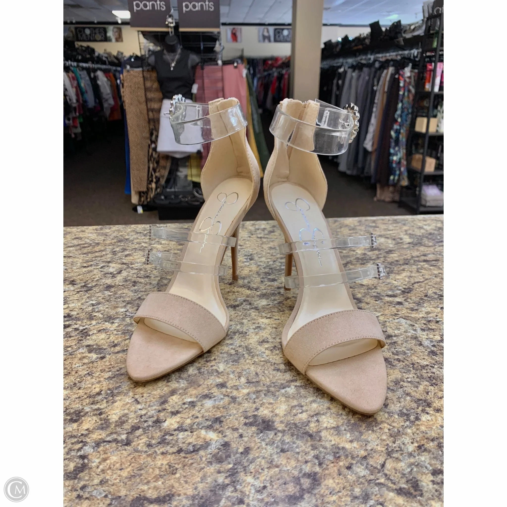 Shoes Heels Stiletto By Jessica Simpson In Beige, Size: 8.5 Quality High Fashion Shoes