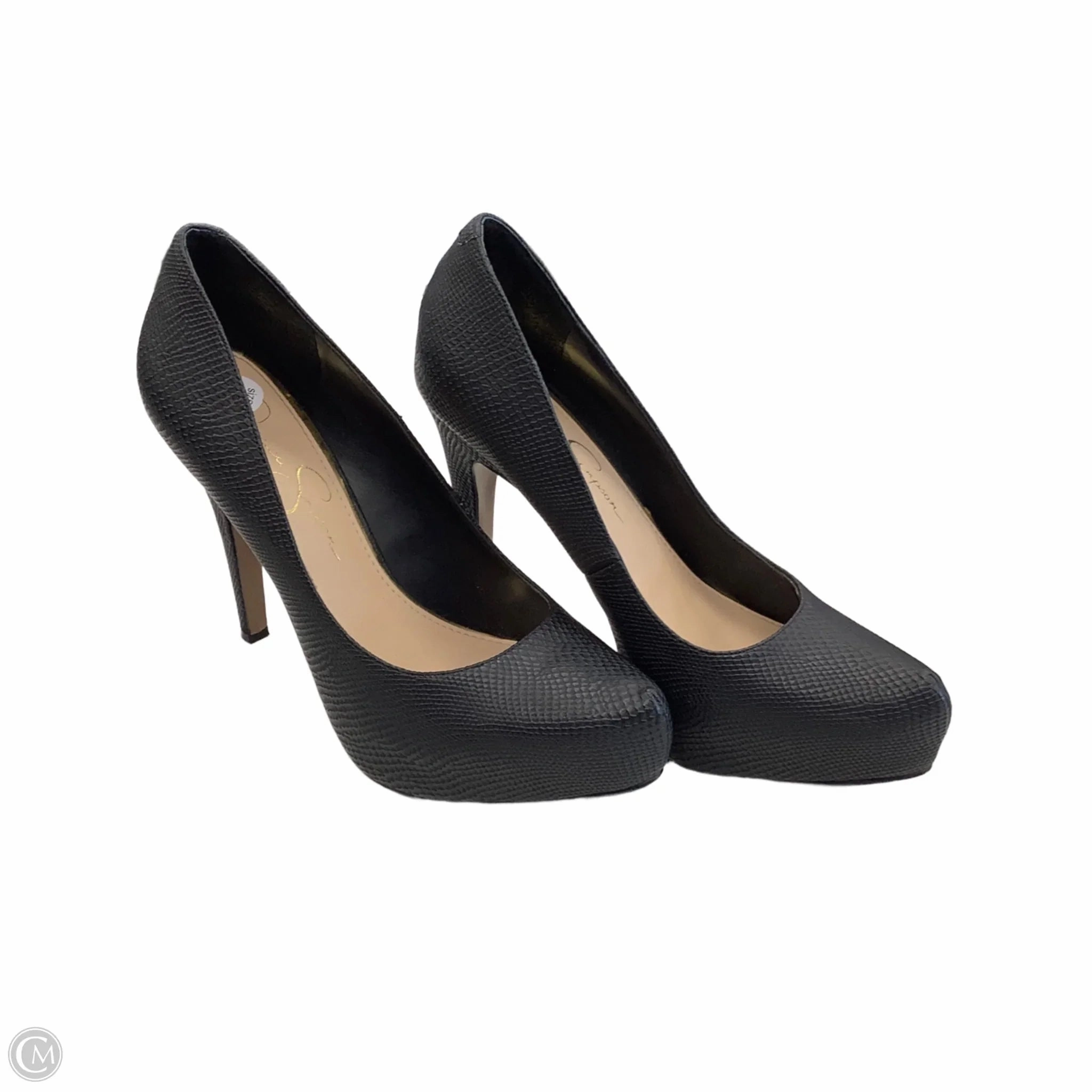 Shoes Heels Stiletto By Jessica Simpson In Black, Size: 7.5 Luxe Footwear