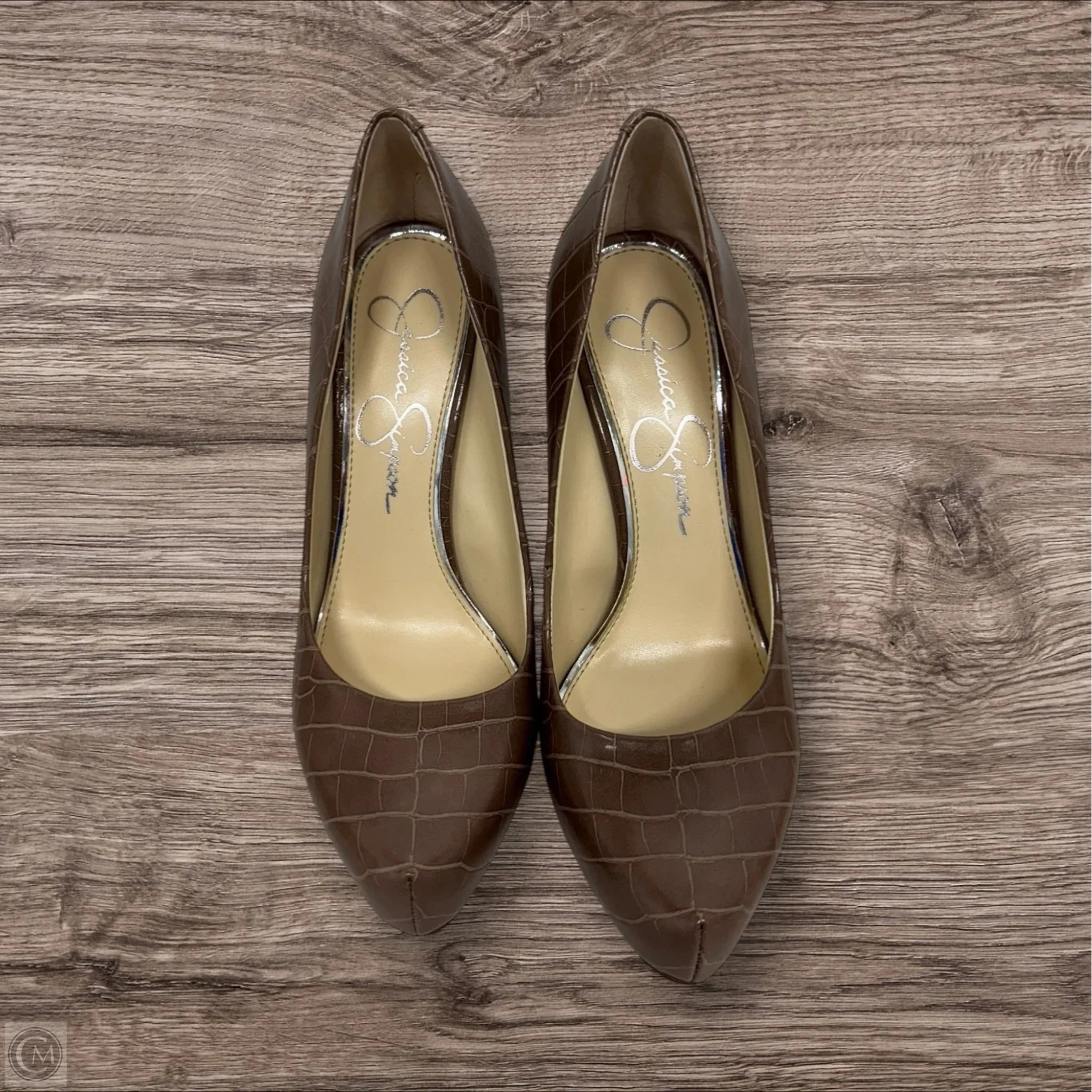 Shoes Heels Stiletto By Jessica Simpson In Brown, Size: 6.5 Stable Structure