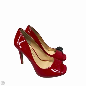 Shoes Heels Stiletto By Jessica Simpson In Red, Size: 7 Comfortable Soles Retro Bridal Shoes