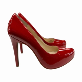 Shoes Heels Stiletto By Jessica Simpson In Red, Size:9 Embroidered