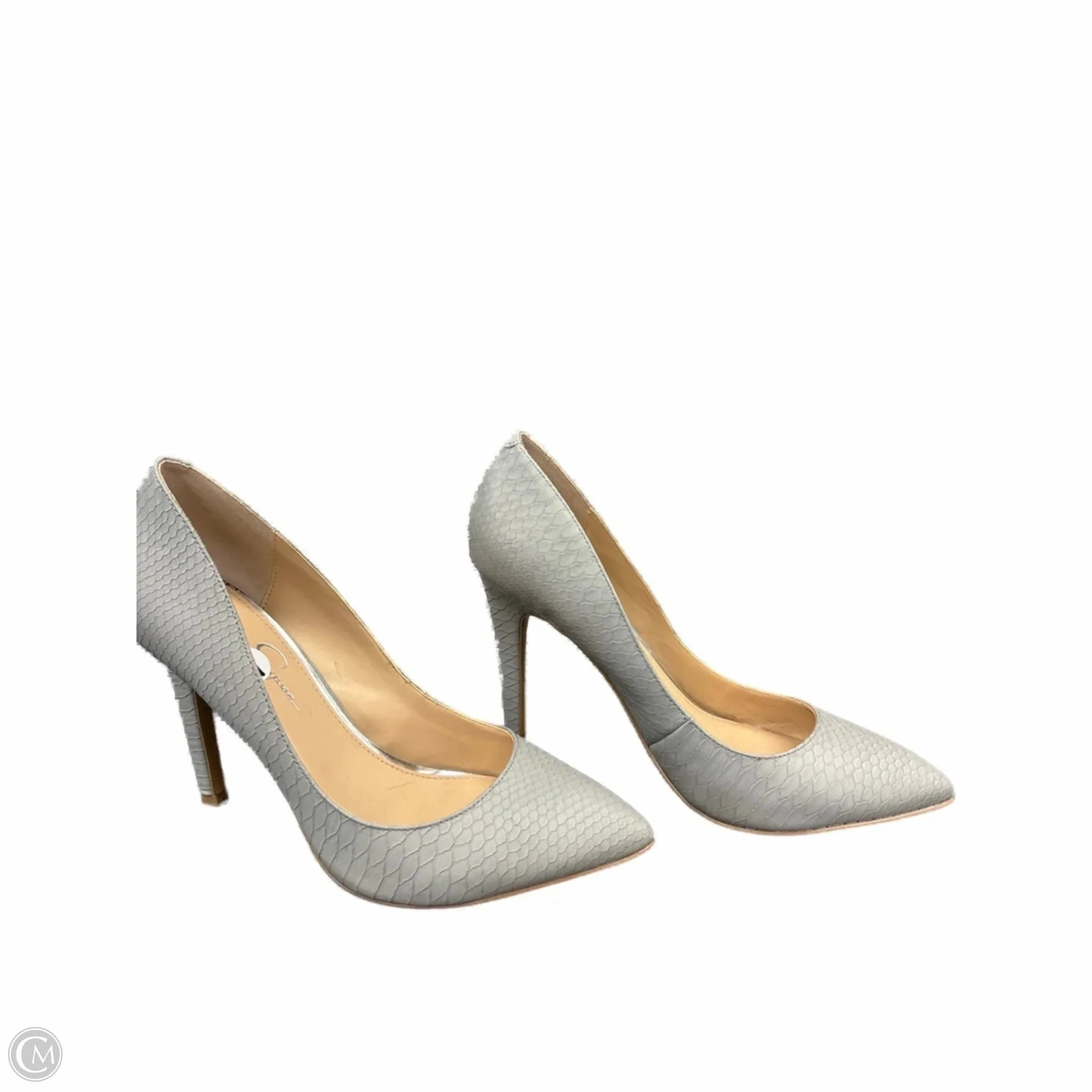 Shoes Heels Stiletto By Jessica Simpson In Snakeskin Print, Size: 9 Comfortable Arch Support