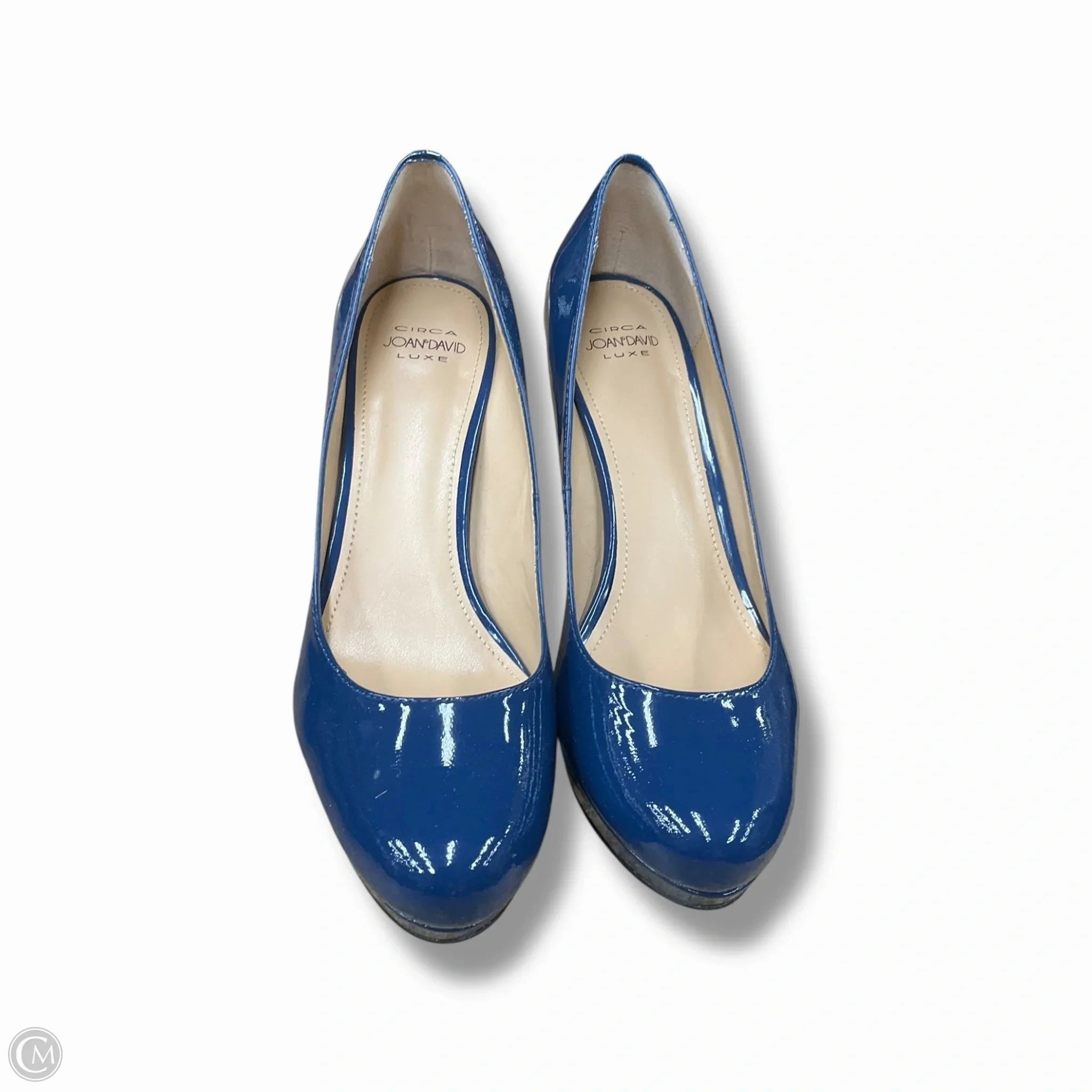 Shoes Heels Stiletto By Joan And David In Blue, Size: 7.5 Evening Pumps