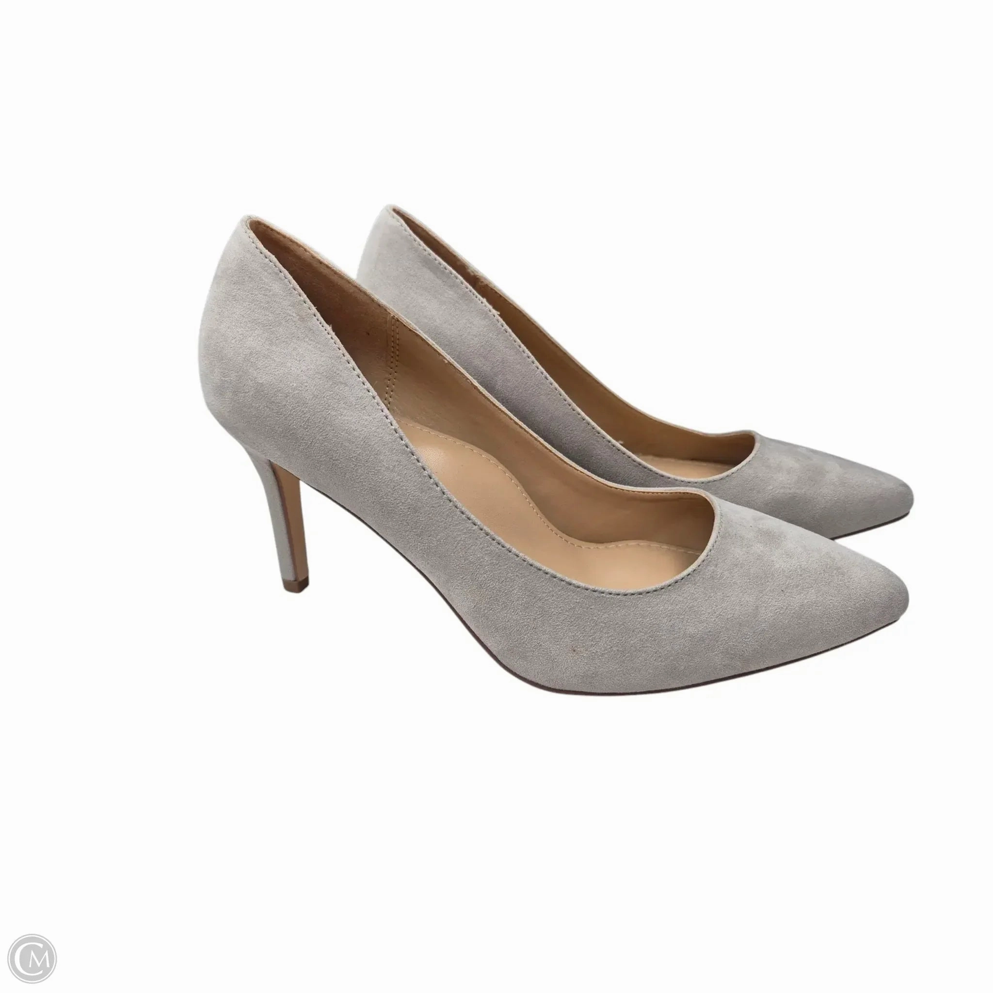 Shoes Heels Stiletto By Justfab In Grey, Size: 8.5 Comfy Sandals Cushioned Sole