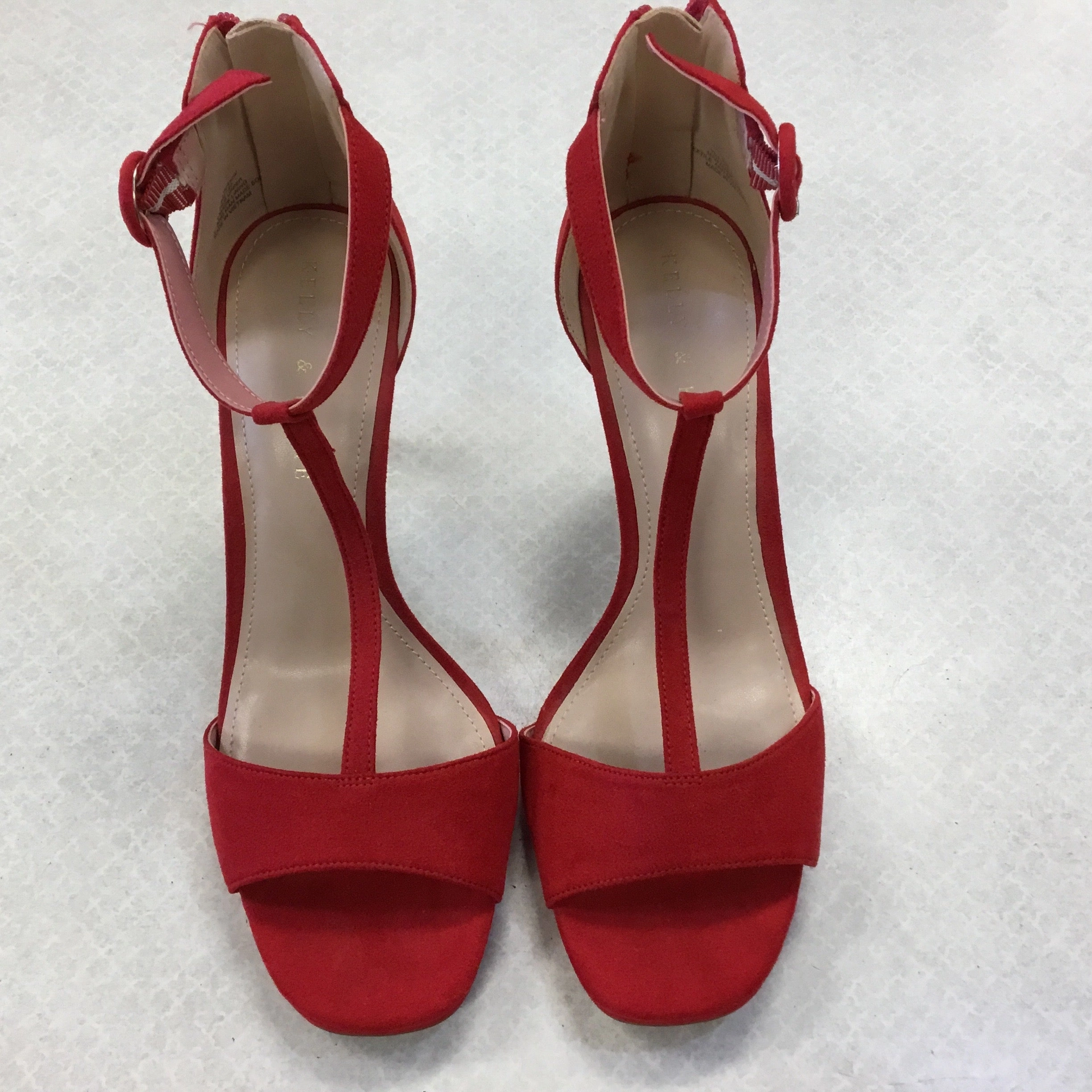 Classic Style Heels for Spring Shoes Heels Stiletto By Kelly And Katie In Red, Size: 9