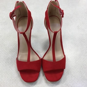 Classic Style Heels for Spring Shoes Heels Stiletto By Kelly And Katie In Red, Size: 9