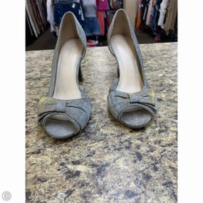 Shoes Heels Stiletto By Kelly And Katie In Silver, Size: 8.5 Modern Look Comfort Fit