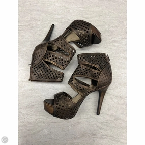 Shoes Heels Stiletto By Kenneth Cole Reaction In Bronze, Size: 9.5 Casual Sandals Luxury boots