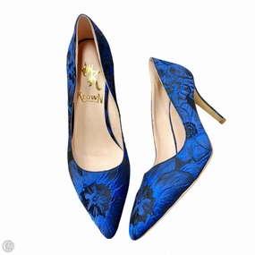 Shoes Heels Stiletto By Krown Kouture In Floral Print, Size: 7.5 Pointed Pumps
