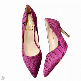 Shoes Heels Stiletto By Krown Kouture In Floral Print, Size: 8 Comfort Technology Lightweight Design