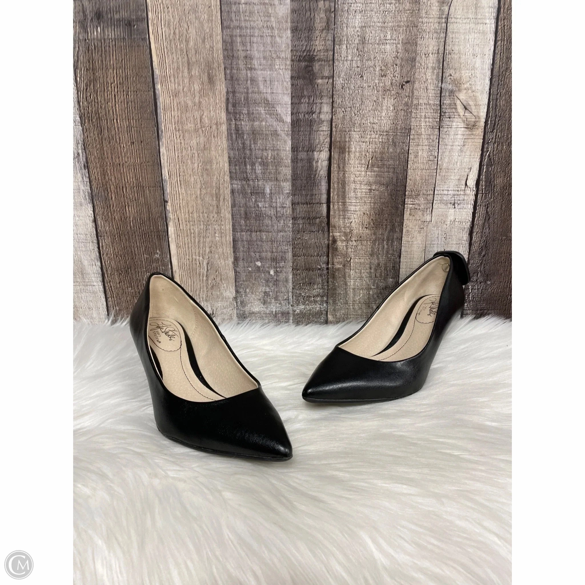 Tassel Accent Fashion Heels for Party Shoes Heels Stiletto By Life Stride In Black, Size: 6.5