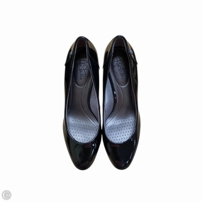 Elegant Sandals Buckled Shoes Heels Stiletto By Life Stride In Black, Size: 8